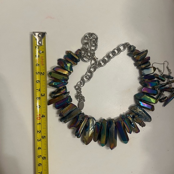 Real stones STUNNING necklace set - Picture 5 of 8